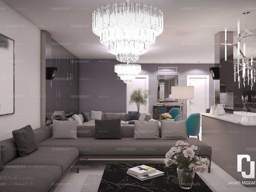 Renderjet Dot Com 3d Design 2021 Saadat Abaad 02 طراحی داخلی مسکونی سعادت آباد تهران